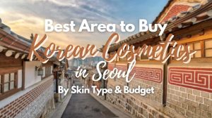 Best Area to Buy Korean Cosmetics in Seoul (By Skin Type & Budget)
